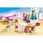Playmobil 70208 - dollhouse la maison traditionnelle - chambre avec espace couture