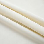 vidaXL Rideaux occultants avec crochets 2 Pièces Velours Crème 140x225 cm