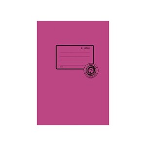 Protège Cahier Papier Recyclé A5 Rose HERMA