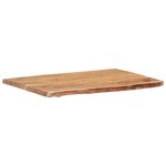 vidaXL Dessus de table Bois d'acacia massif 100x(50-60)x3 8 cm