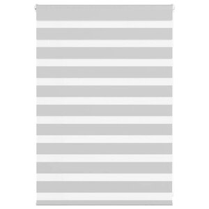 vidaXL Store zèbre gris clair largeur du tissu 90 9 cm polyester