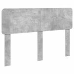 vidaXL Lit de Rangement Gris béton 140 x 190 cm Bois d'ingénierie