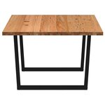 vidaXL Table à manger 180x120x74 cm bois de chêne massif rectangulaire