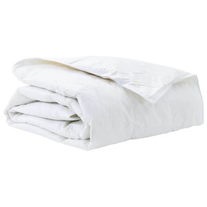 vidaXL Couette Blanc 155 x 220 cm Plume