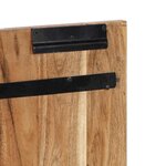 vidaXL Tête de lit 140 cm bois d'acacia massif