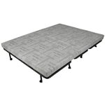 Banquette BZ Joe - Tissu noir - 3 places - 143 x 97 cm