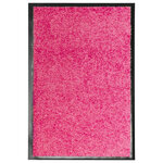 vidaXL Paillasson lavable Rose 40x60 cm