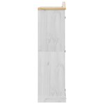vidaXL Garde-robe Corona blanc 102x52x186 cm bois de pin massif