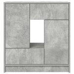vidaXL Buffet avec tiroirs et portes gris béton 70 5x34x74 5 cm