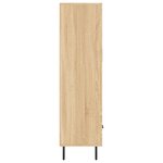 vidaXL Buffet haut chêne sonoma 69 5x31x115 cm bois d'ingénierie