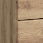 vidaXL Cabinet de chevet avec tiroir Chêne artisanal 43 x 41 x 66 5 cm