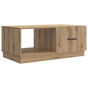 vidaXL Table basse Chêne artisanal 90 x 50 x 37 cm Bois d'ingénierie
