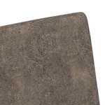 vidaXL Chaises de Salle à Manger avec Roues 2 Pièces Gris foncé