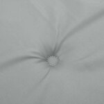vidaXL Coussin de banc de jardin gris clair mélangé 180x50x7 cm tissu