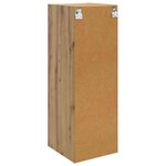 vidaXL Meuble mural Chêne artisanal 35 x 37 x 102 cm Bois d'ingénierie