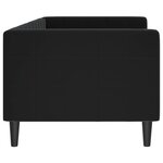 vidaXL Lit de repos sans matelas noir 80x200 cm velours