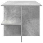 vidaXL Table basse Gris béton 87 x 50 x 45 cm Bois d’ingénierie