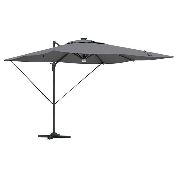 vidaXL Parasol Roma Anthracite 286 x 285 x 270 cm
