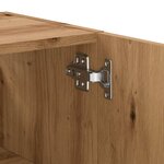vidaXL Armoire murale chêne artisanal 60x31x70 cm bois d'ingénierie