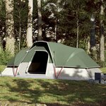 vidaXL Tente familiale à dôme 9 personnes vert imperméable