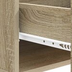 vidaXL Table basse Chêne Sonoma 49 x 50 x 40 cm Bois d'ingénierie