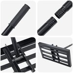 vidaXL Niveau de jardin 45 x 25 x 200 cm