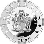 Monnaie ANTONI GAUDÍ 100 Anniversaire 1 Oz Argent 5€ Euro Malta 2026 (PRÉCOMMANDE)