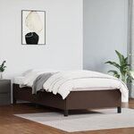 vidaXL Cadre de lit sans matelas marron 80x200 cm similicuir