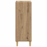 vidaXL Buffet chêne artisanal 32.5 x 34.5 x 90 cm Bois d'ingénierie