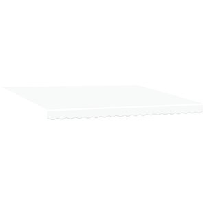 Store rétractable manuel vidaXL avec LED Blanc 450x350 cm