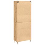 vidaXL Highboard Artisan Oak 69 5 x 34 x 180 cm Bois d'ingénierie