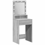 vidaXL Coiffeuse Gris Sonoma 50 x 41 x 135 cm Bois d'ingénierie