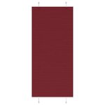 vidaXL Store plissé rouge bordeaux 90x200 cm largeur du tissu 89 4 cm