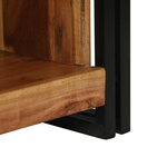 vidaXL Table basse Marron 90 x 50 x 38 cm Bois d'Acacia Massif