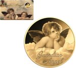 Pièce de monnaie en Or 3000 Francs g 0.031 (1/1000 oz) Millésime Gold Gift GUARDIAN ANGEL II 1/1000