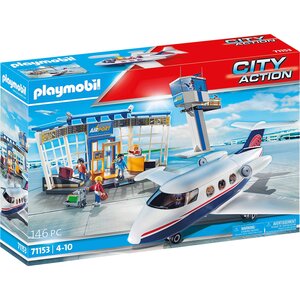 PLAYMOBIL 71153 - City Action Aéroport avec avion