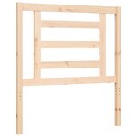 vidaXL Cadre de lit sans matelas bois de pin massif