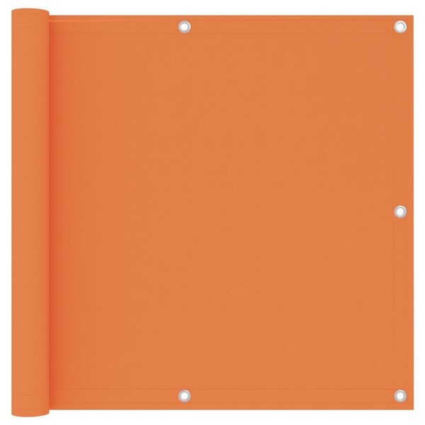 vidaXL Écran de balcon Orange 90x600 cm Tissu Oxford