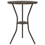 Ensemble de Jardin Bistro 3 Pièces en Aluminium