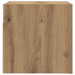 vidaXL Meubles TV muraux 2 Pièces chêne artisanal 30 5x30x30 cm