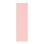 vidaXL Store plissé rose 60x200 cm largeur du tissu 59 4 cm polyester