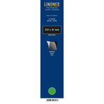 Bandes simple soudure 210 x 41 mm pour timbres-poste. Fond - Noir