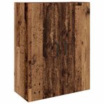 vidaXL Haut Armoire 2 Pièces Bois ancien 69 5 x 34 x 180 cm