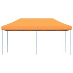 vidaXL Tente de fête 292 x 580 x 315 cm Orange Tissu Oxford
