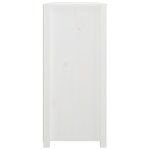 vidaXL Armoire latérale Blanc 100x40x90 cm Bois de pin massif