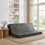 vidaXL Canapé-lit pliable 180 x 67 x 45 cm Gris foncé