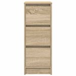 vidaXL Buffet chêne sonoma 29 5x34x76 cm bois d'ingénierie