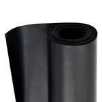 vidaXL Tapis de sol Noir 1 2 x 2 m Caoutchouc