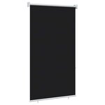 vidaXL Store roulant extérieur protection UV Noir 100 x 230 cm (L x H)
