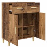 vidaXL Buffet Bois ancien 34 x 69 5 x 89 cm Bois d'ingénierie